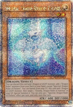 Spectral, Dragon Ruler of Flickers (Quarter Century Secret Rare) ALIN-EN018
