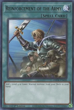 Reinforcement of the Army AMDE-EN039