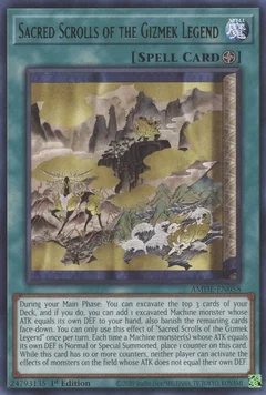 Sacred Scrolls of the Gizmek Legend AMDE-EN058