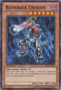 Blowback Dragon (Starfoil) Unlimited BP01-EN008