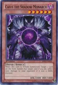 Caius the Shadow Monarch 1st Edition BP01-EN018