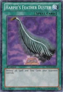 Harpie's Feather Duster (Starfoil) Unlimited BP01-EN035