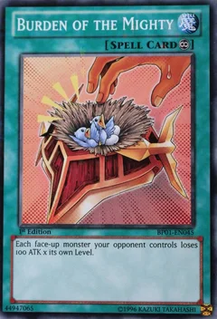 Burden of the Mighty (Starfoil) 1st Edition BP01-EN045