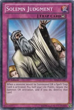 Solemn Judgment (Starfoil) 1st Edition BP01-EN047