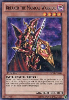 Breaker the Magical Warrior (Starfoil) 1st Edition BP01-EN061