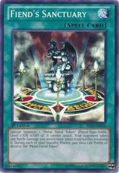 Fiend's Sanctuary (Starfoil) 1st Edition BP01-EN076