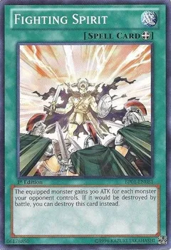 Fighting Spirit (Starfoil) 1st Edition BP01-EN081