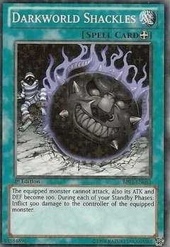 Darkworld Shackles (Starfoil) Unlimited BP01-EN083