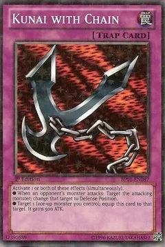 Kunai with Chain (Starfoil) 1st Edition BP01-EN087