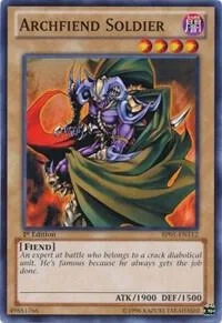 Archfiend Soldier 1st Edition BP01-EN112