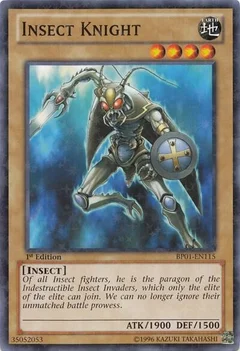 Insect Knight (Starfoil) 1st Edition BP01-EN115