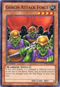 Goblin Attack Force (Starfoil) 1st Edition BP01-EN118