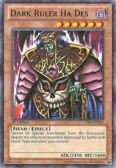 Dark Ruler Ha Des (Starfoil) 1st Edition BP01-EN122