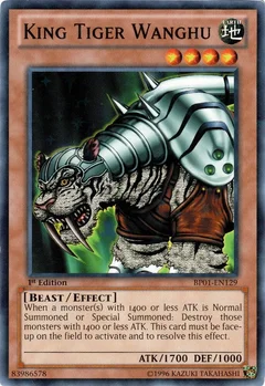 King Tiger Wanghu (Starfoil) 1st Edition BP01-EN129