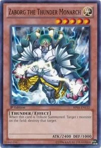 Zaborg the Thunder Monarch 1st Edition BP01-EN132