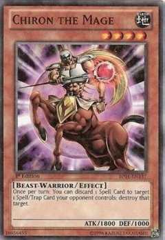 Chiron the Mage (Starfoil) 1st Edition BP01-EN137