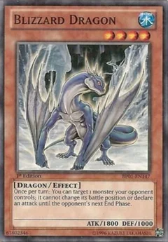 Blizzard Dragon (Starfoil) 1st Edition BP01-EN147