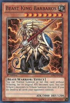 Beast King Barbaros (Starfoil) Unlimited BP01-EN148