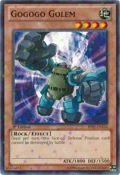 Gogogo Golem (Starfoil) 1st Edition BP01-EN164