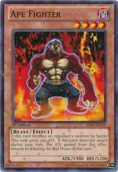 Ape Fighter (Starfoil) 1st Edition BP01-EN169
