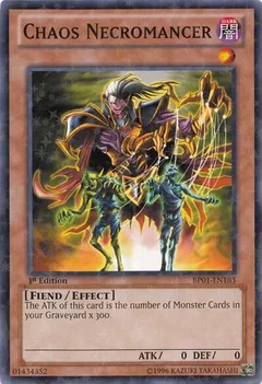 Chaos Necromancer (Starfoil) 1st Edition BP01-EN183