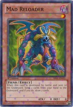 Mad Reloader (Starfoil) 1st Edition BP01-EN195