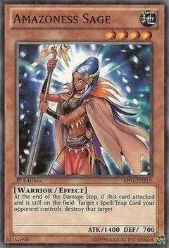 Amazoness Sage (Starfoil) Unlimited BP01-EN212