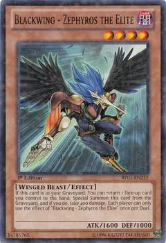 Blackwing - Zephyros the Elite (Starfoil) Unlimited BP01-EN215