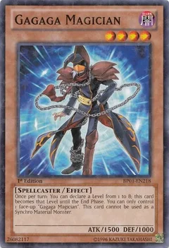 Gagaga Magician (Starfoil) 1st Edition BP01-EN218