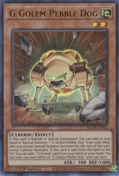 G Golem Pebble Dog BLCR-EN041