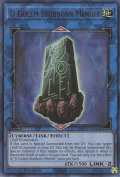 G Golem Stubborn Menhir BLCR-EN043
