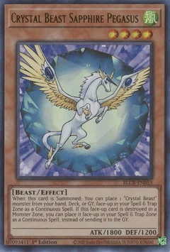 Crystal Beast Sapphire Pegasus BLCR-EN053