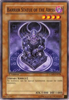 Barrier Statue of the Abyss 1st Edition CDIP-EN018