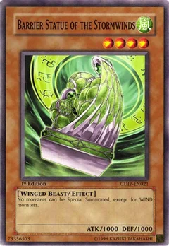 Barrier Statue of the Stormwinds 1st Edition CDIP-EN021