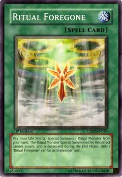 Ritual Foregone 1st Edition CDIP-EN039