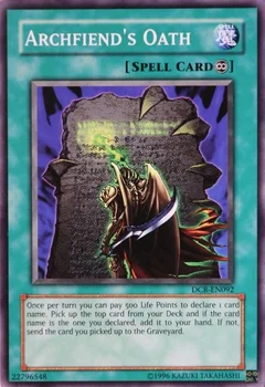 Archfiend's Oath DCR-EN092