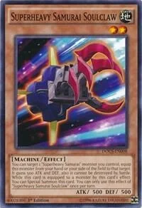 Superheavy Samurai Soulclaw 1st Edition DOCS-EN008