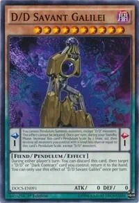 D/D Savant Galilei 1st Edition DOCS-EN091