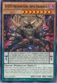 D/D/D Oblivion King Abyss Ragnarok 1st Edition DOCS-EN099