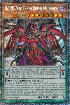 D/D/D Zero Doom Queen Machinex (Starlight Rare) DOOD-EN003