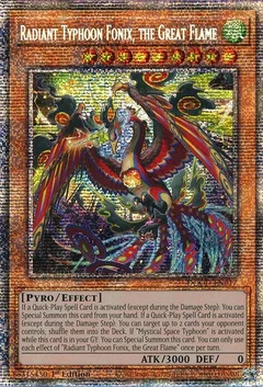 Radiant Typhoon Fonix, the Great Flame (Starlight Rare) DOOD-EN017