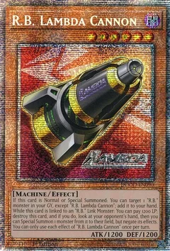 R.B. Lambda Cannon (Starlight Rare) DOOD-EN090