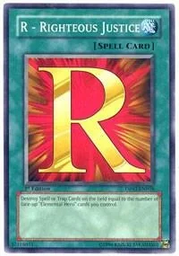R - Righteous Justice Unlimited DP03-EN018
