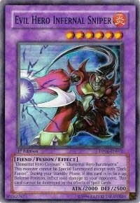 Evil Hero Infernal Sniper 1st Edition DP06-EN012