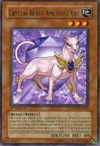 Crystal Beast Amethyst Cat 1st Edition DP07-EN002