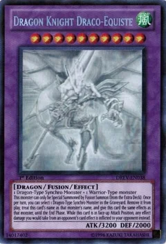 Dragon Knight Draco-Equiste (Ghost Rare) Unlimited DREV-EN038