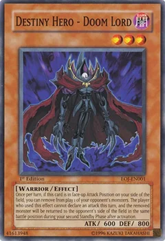 Destiny Hero - Doom Lord Unlimited EOJ-EN001