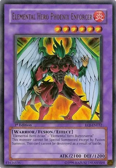 Elemental Hero Phoenix Enforcer 1st Edition EOJ-EN032