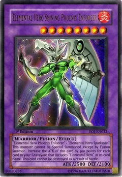 Elemental Hero Shining Phoenix Enforcer Unlimited EOJ-EN033