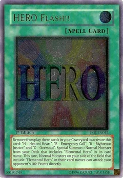 HERO Flash!! (UTR) 1st Edition EOJ-EN042